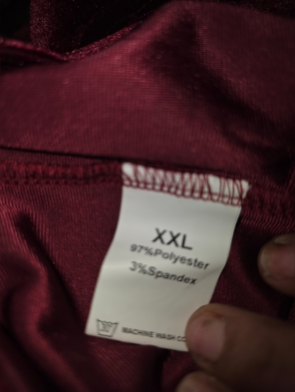 Long‎ Sleeve Velvet Tiered Dress in Deep Burgundy Dark Academia - Picture 4 of 11